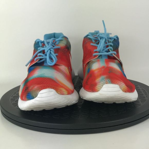 Nike Roshe Run 'Rainbow Sherbet' Running Shoes 705486-400 Women's Size 8.5 (7Y) - Picture 2 of 12